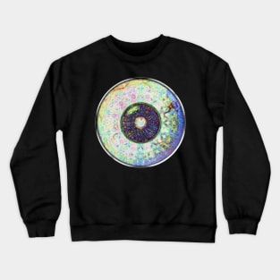 Eyeball Jewel In light Green Veins Crewneck Sweatshirt